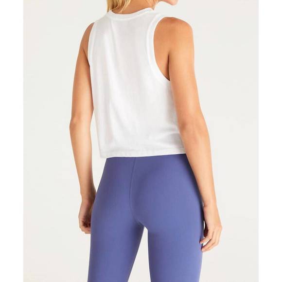 NEW Z SUPPLY kick back energy tank in white - Picture 3 of 4